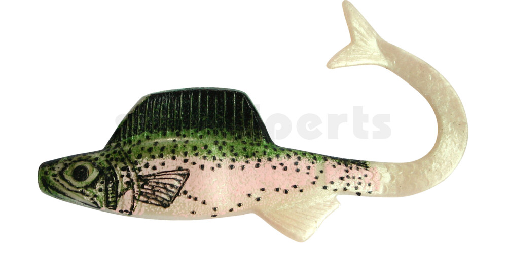 002105-RT Supernatural Shad Grub 2" (ca. 5,0 cm) Regenbogenforelle