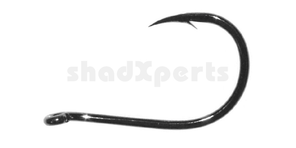 D26Z4 Daiichi Drop Shot´n Nose Hook, Black Nickel #4 , 9 Haken/Tüte