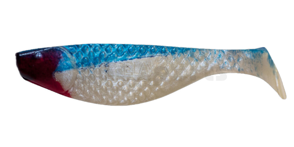 000108011 Aqua 3" (ca. 8,0 cm) perlweiss / blau