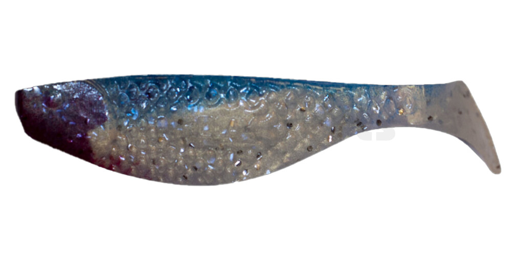 000108053 Aqua 3" (ca. 8,0 cm) goldperl-glitter / blau