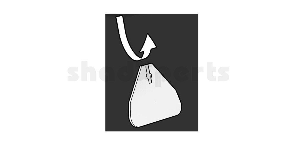 HYRO25ESLP Ersatzlippe für RenkyOne Hybrid Fishing Lure 10" (ca. 25 cm) 