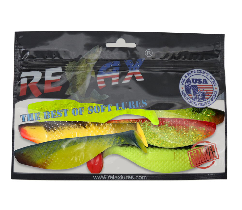 000110MIX2 Aqua 4" Farbmix FLUO Original Relax ZIP BAG (wiederverschließbar)