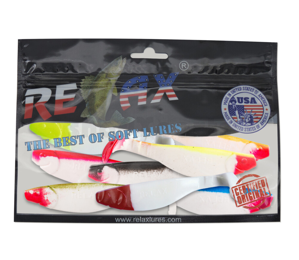 000212MIX8 Kopyto-River 4" Farbmix WEIß Original Relax ZIP BAG (wiederverschließbar)