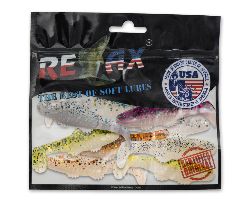 001005MIX4 Killer Shad 2" Farbmix PERL Original Relax ZIP BAG (wiederverschließbar)