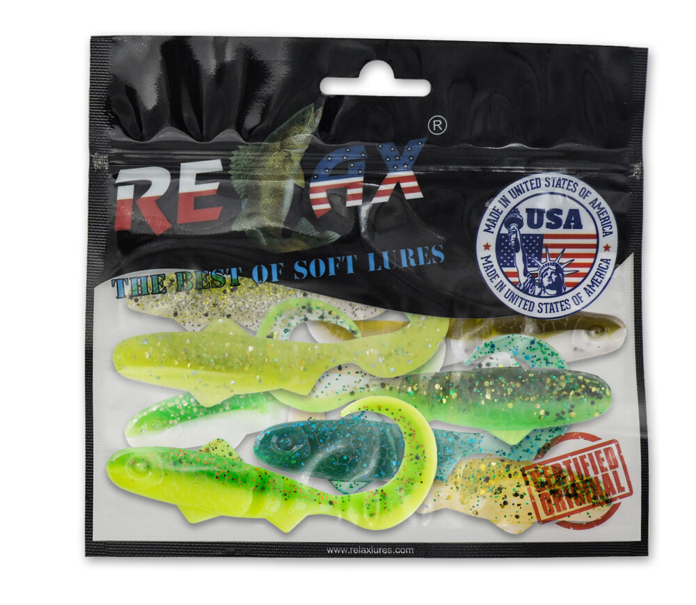 000908MIX2 Super Banjo 3" Farbmix fluo Original Relax ZIP BAG (wiederverschließbar)