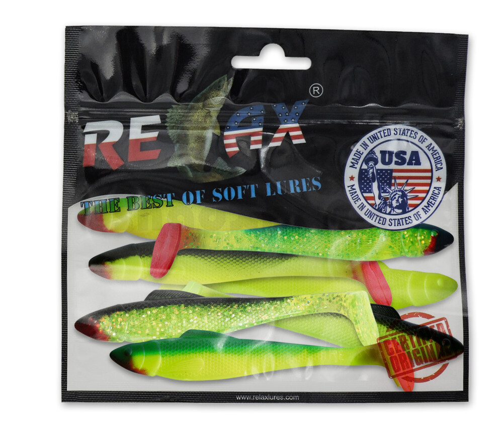 001708MIX2 Ohio 2,5" Farbmix fluo Original Relax ZIP BAG (wiederverschließbar)