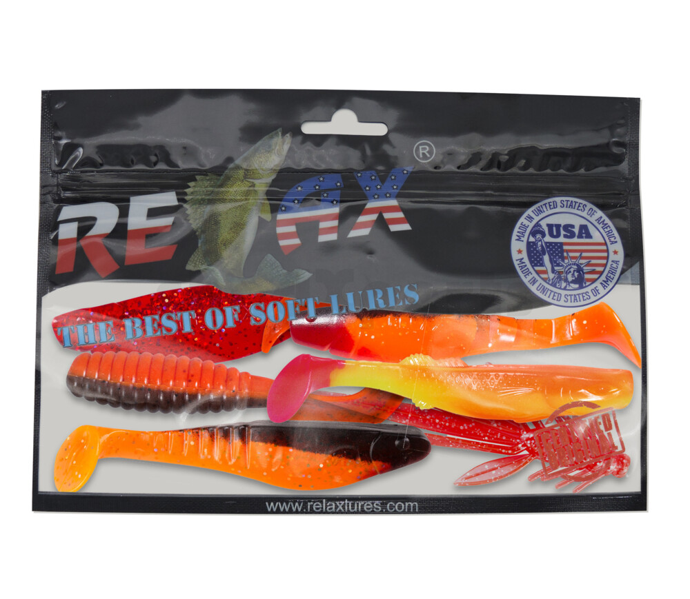 MEERMIX6 Modell-Farbmix Meer orange Original Relax ZIP BAG (wiederverschließbar)