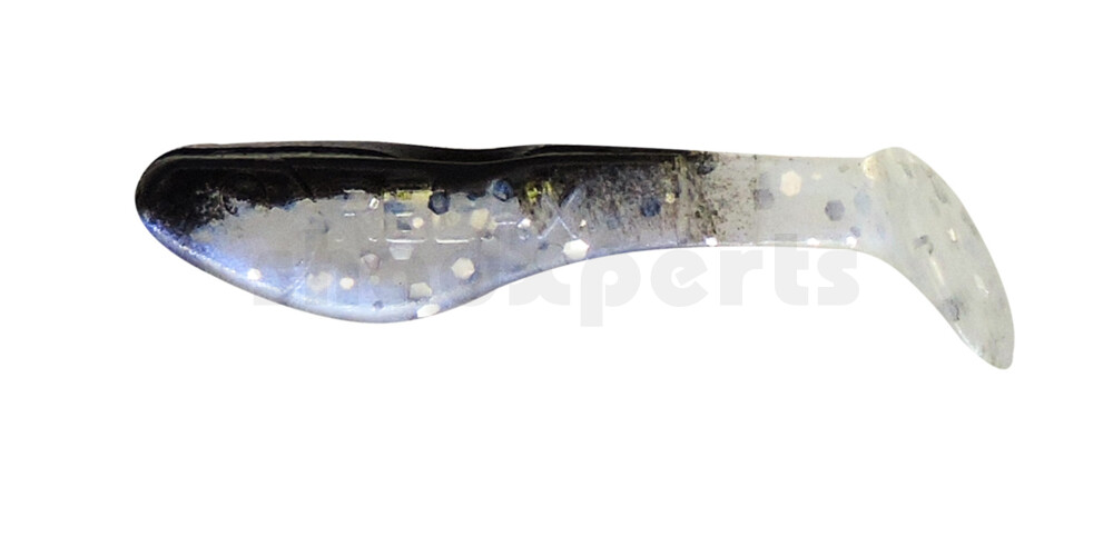 000235044 Kopyto-Classic 1" (ca. 3,5 cm) blauperl-Glitter / schwarz