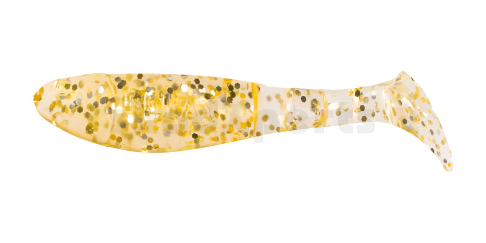 000207077 Kopyto-Classic 2,5" (ca.7,0 cm) klar gold-Glitter