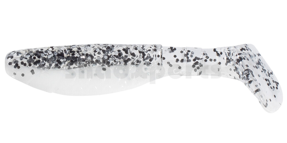 000208B008 Kopyto-Classic 3" (ca. 8,0 cm) reinweiss / klar salt´n pepper Glitter