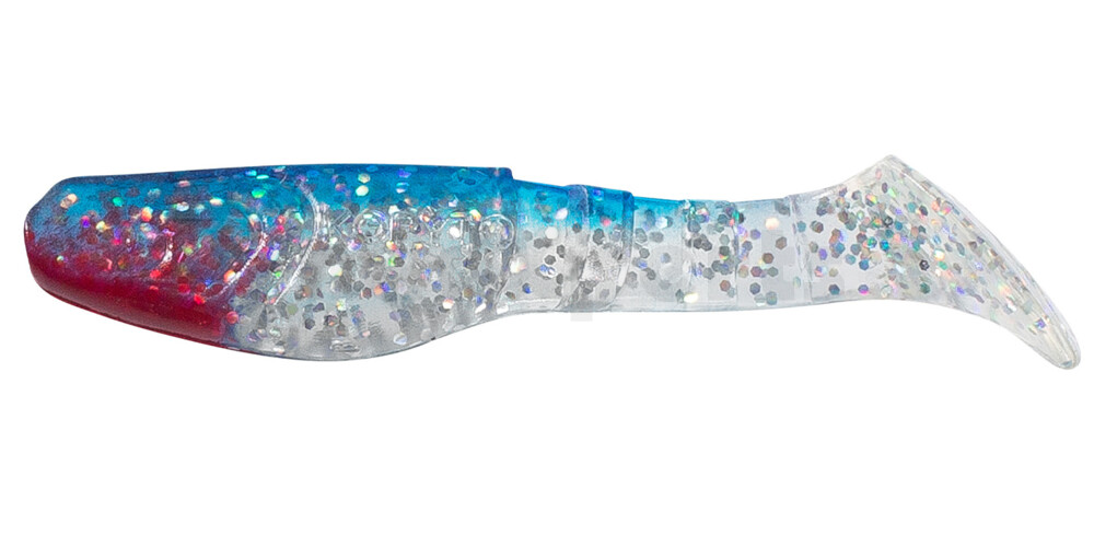 000208085 Kopyto-Classic 3" (ca. 8,0 cm) klar silber-Glitter / blau