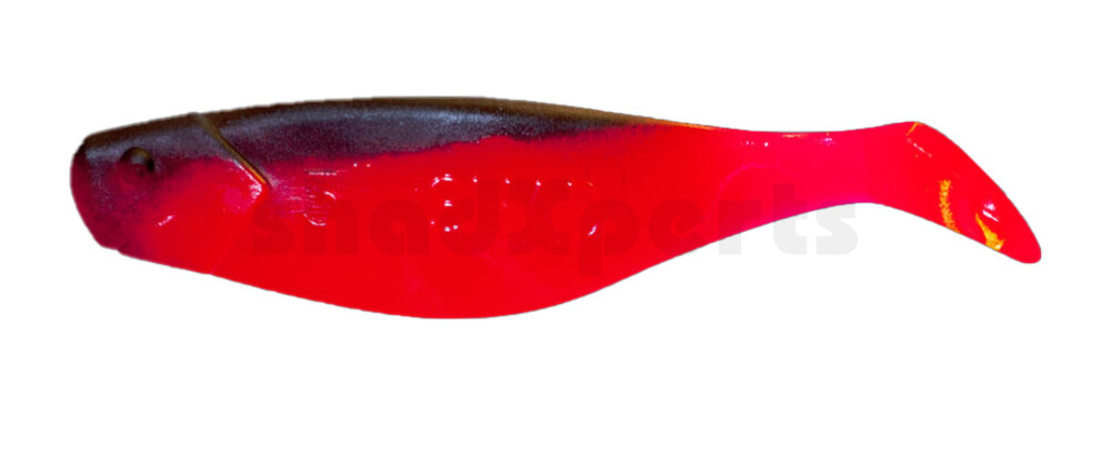 000408205 Shad 3" (ca. 8,0 cm) feuerrot / schwarz