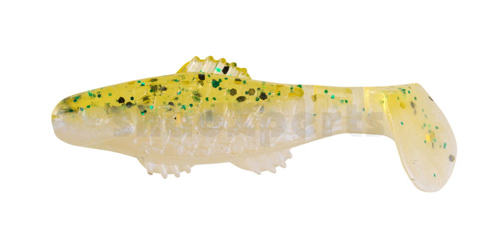 001005B035 Killer Shad 2" (ca. 5,0 cm) blauperl / Kaulbarsch