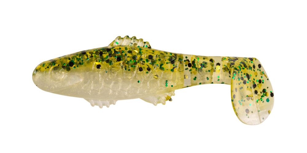 001005B058 Killer Shad 2" (ca. 5,0 cm) goldperl / Kaulbarsch