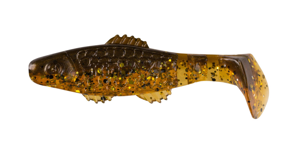 001005B301 Killer Shad 2" (ca. 5,0 cm) rootbeer Glitter / brown olive tree Glitter