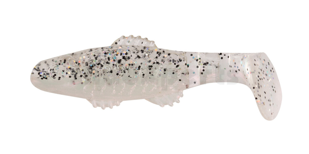 001005B306 Killer Shad 2" (ca. 5,0 cm) perl / klar salt´n pepper Glitter