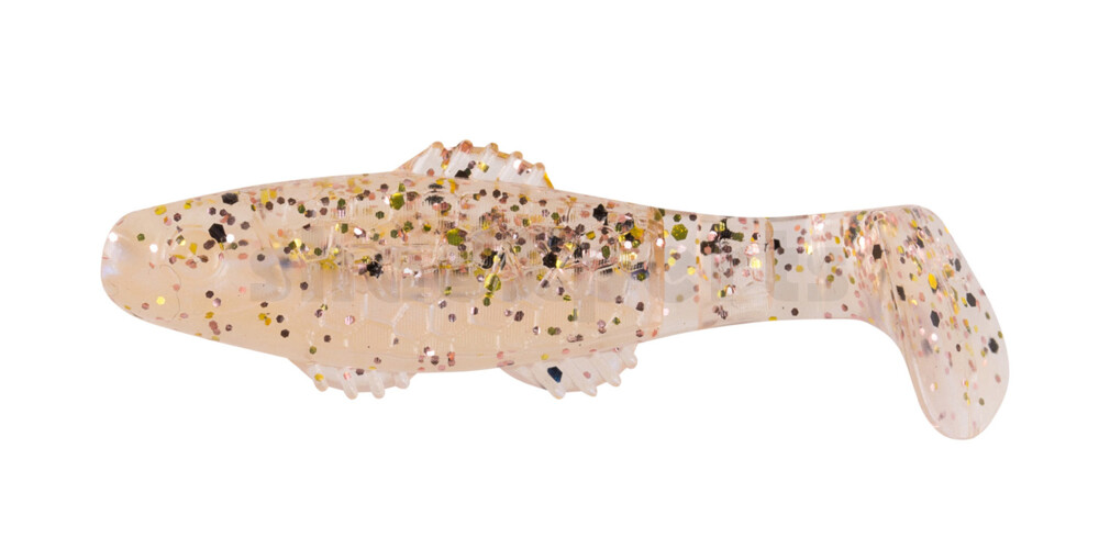 001005B309 Killer Shad 2" (ca. 5,0 cm) blauperl / klar kupfer, schwarz Glitter