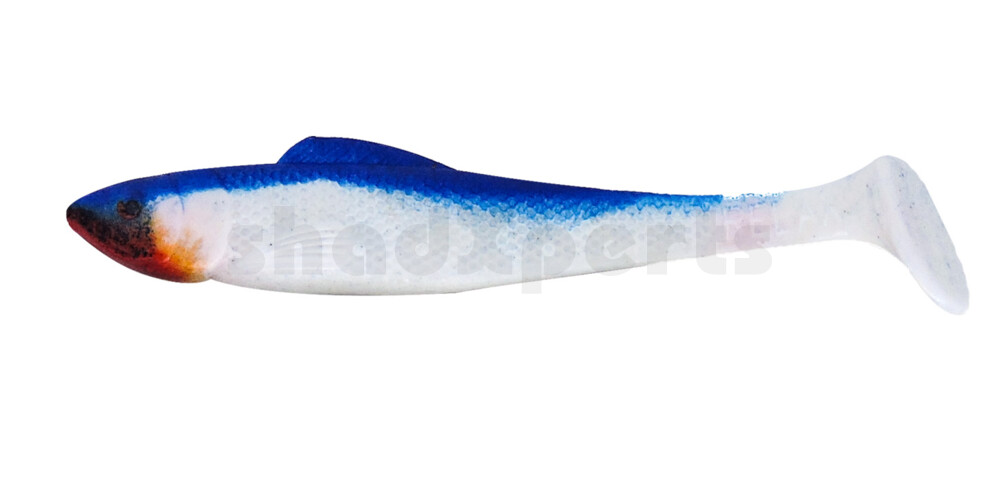 001708006 Ohio 2,5" (ca. 8,0 cm) reinweiss / blau