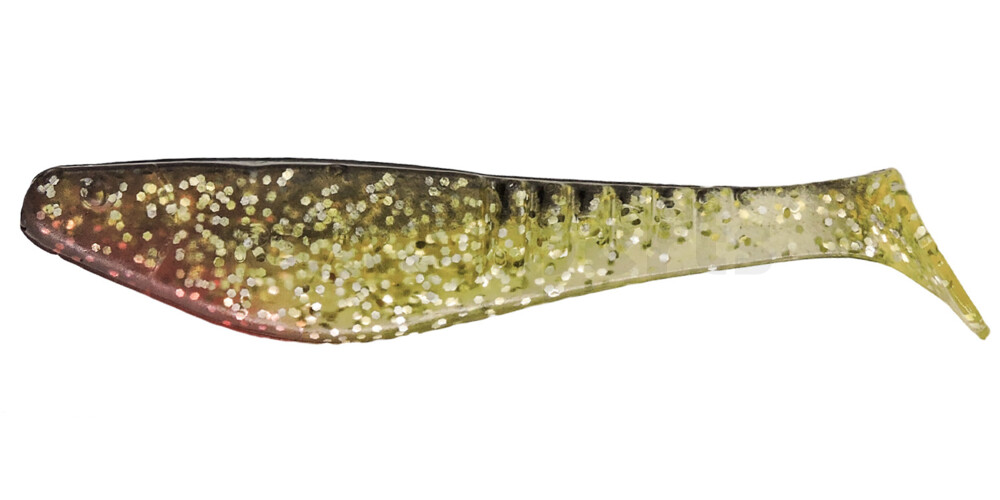 000812078 Shark 4" (ca. 11,0 cm) klar gold-Glitter / schwarz