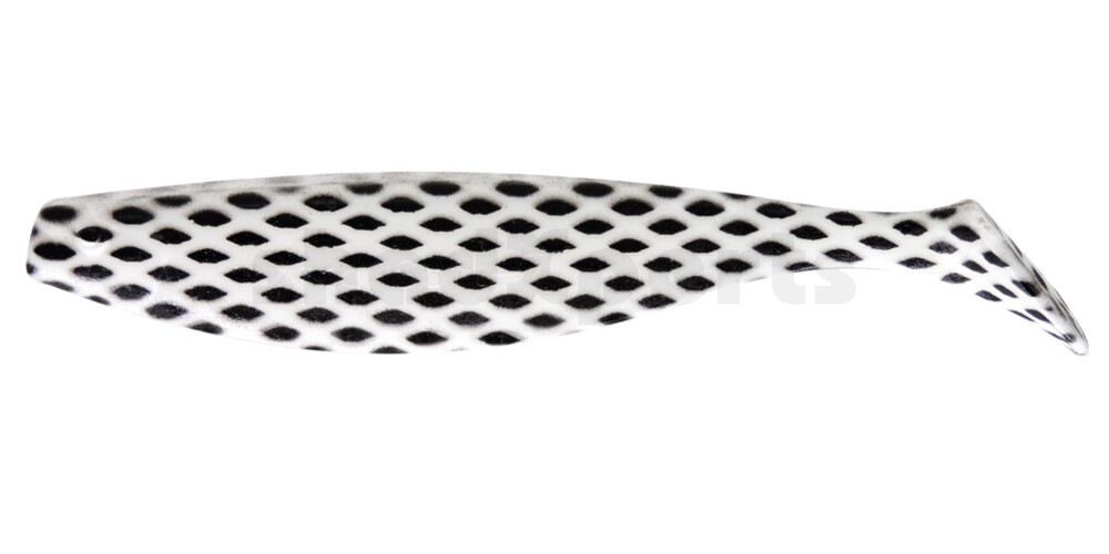 000418002A Xtra-Soft 7" (ca. 18,0 cm) reinweiss / schwarz gestreift