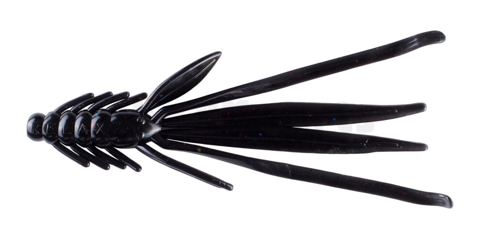 003914204 Nymph 5" (ca. 14,0 cm) schwarz-rot-Glitter