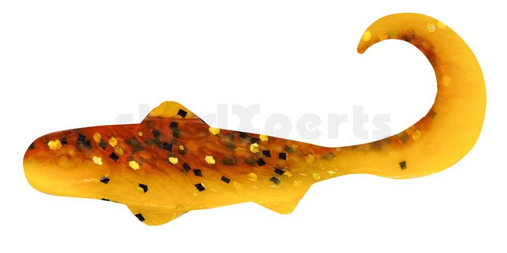 000908B017 Super Banjo 3" (ca. 7,5 cm) gelb / motoroil Glitter