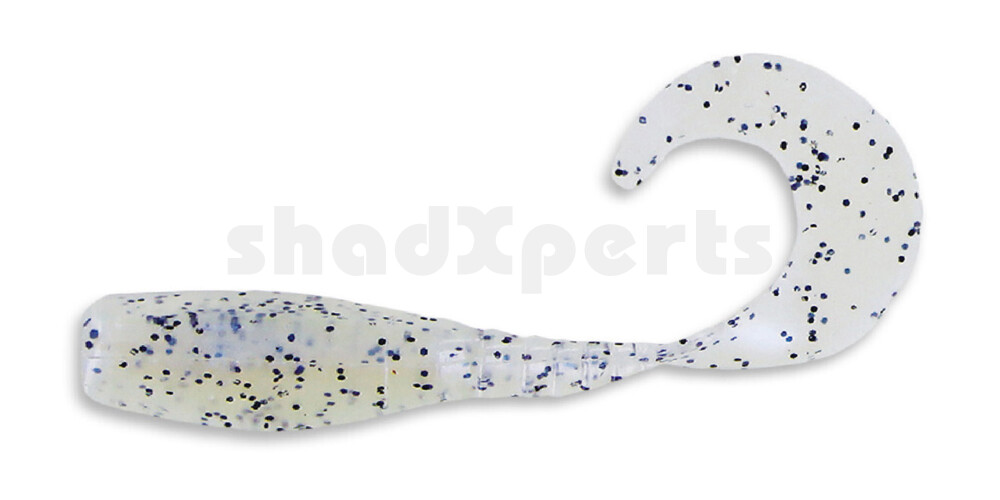 004405003 Curly Tail Crappie Minnow 2"  (ca. 5 cm) Blue Pearl Pepper