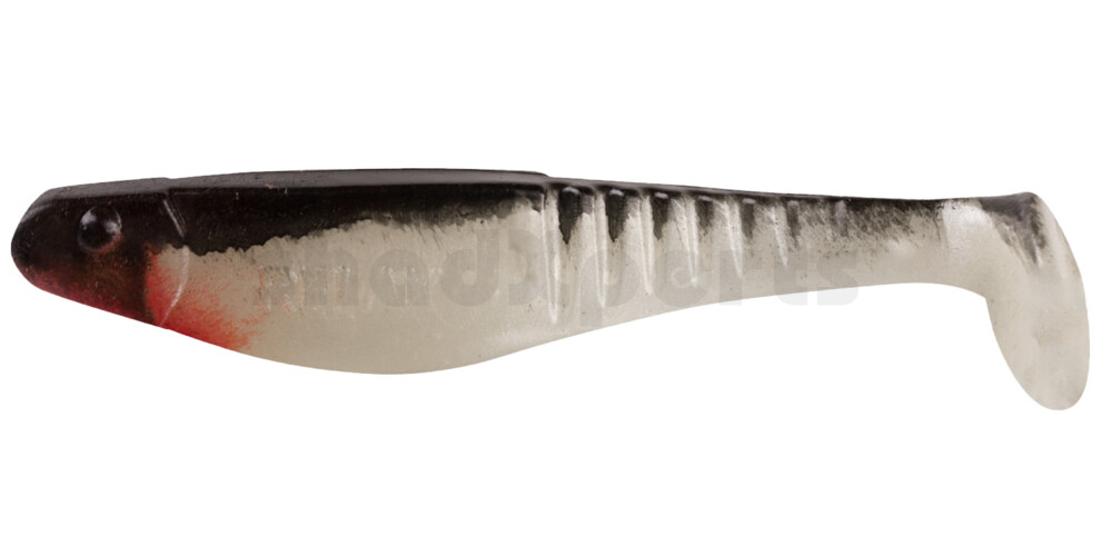 000812008 Shark 4" (ca. 11,0 cm) perlweiss / schwarz