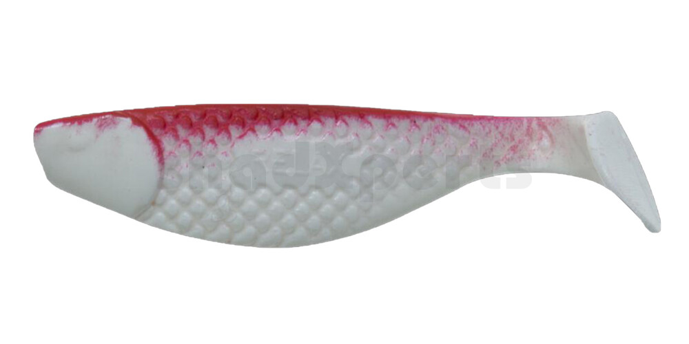 000110003 Aqua 4" (ca. 10,0 cm) reinweiss / rot