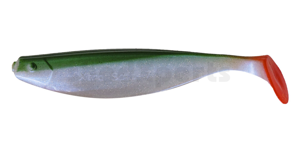 000418135 Xtra-Soft 7" (ca. 18,0 cm) blauperl-Glitter / hechtgrün