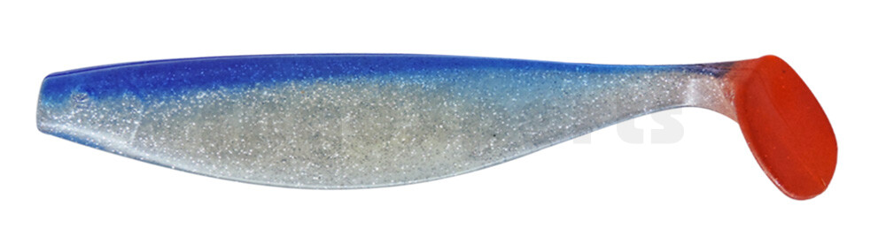000418085 Xtra-Soft 7" (ca. 18,0 cm) klar silber-Glitter / blau