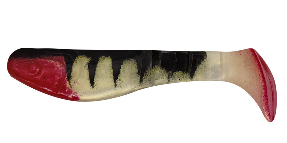 000208-025Z Kopyto-Classic 3" (ca. 8 cm) goldperl / Zander / red tail