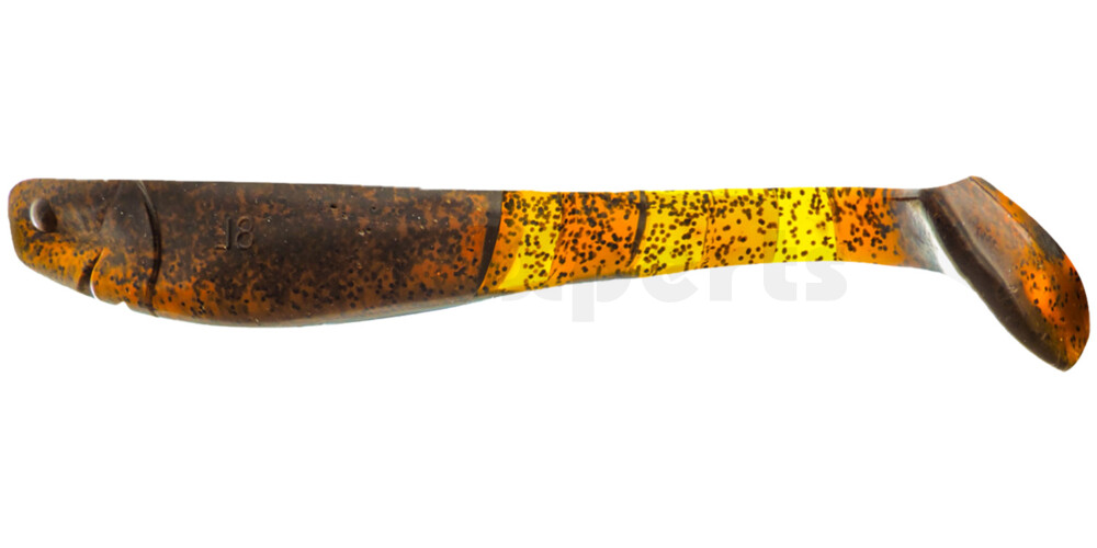 000220218 Kopyto-Classic 8" (ca. 20,0 cm) klar bernstein schwarzer glitter