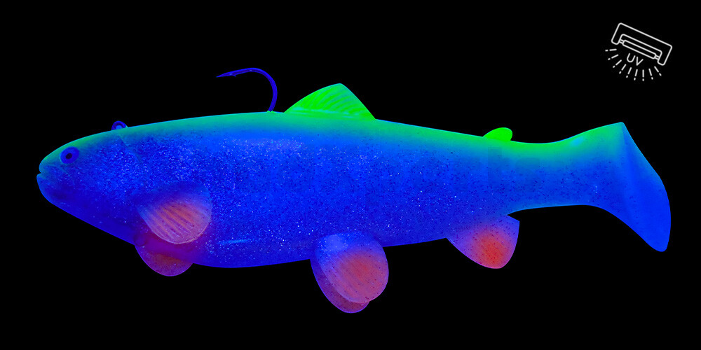 SBT25GFS Castaic Swim Bait Trout 2.0 - 10" (25cm) Fast sinking Ghost Fire Shiner