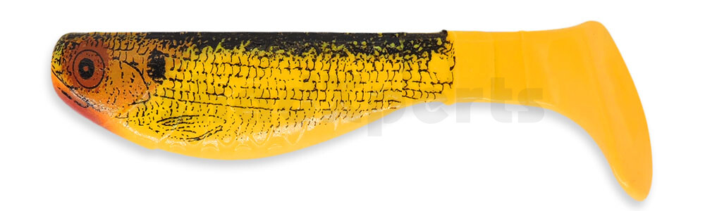 000207060W Kopyto-Nature 2,5" (ca.7,0 cm) gelb / Weißfisch