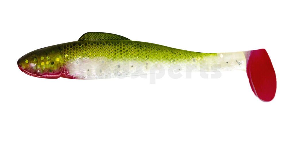 001708135 Ohio 2,5" (ca. 8,0 cm) perlweiss-Glitter / boddengrün