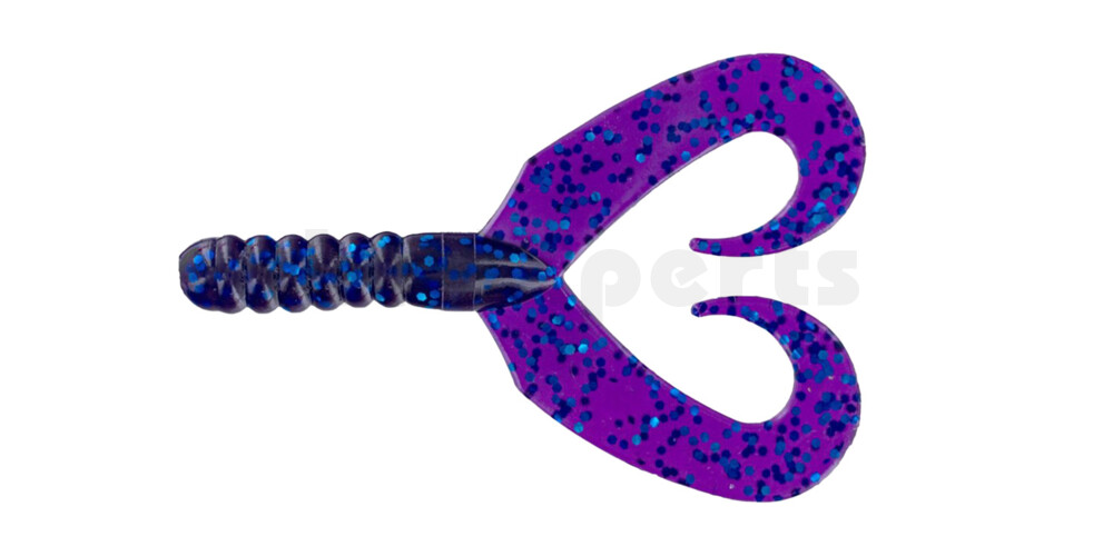 005307165 Twin Tail Grub 2,75" (7,5 cm) Electric Grape