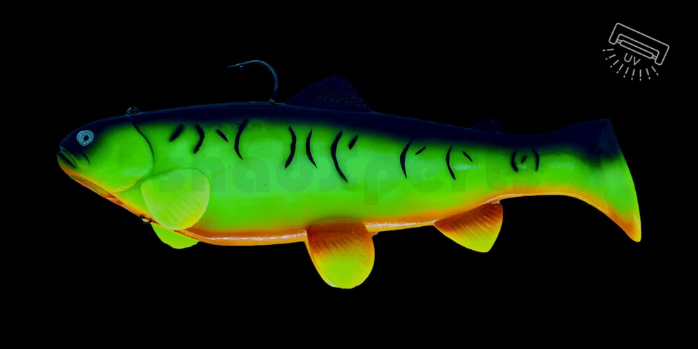 SBT25FT Castaic Swim Bait Trout 2.0 - 10" (25cm) Fast sinking Firetiger