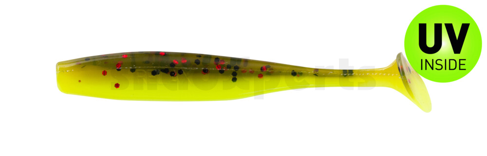003407B321 Bass Shad 2,5" (ca. 7 cm) fluogelb / Kaulbarsch