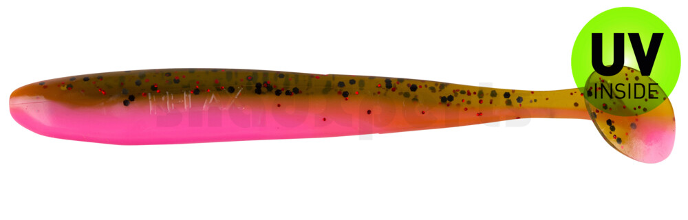 003408B316 Bass Shad 3“ (ca. 9 cm) bubblegum / Kaulbarsch