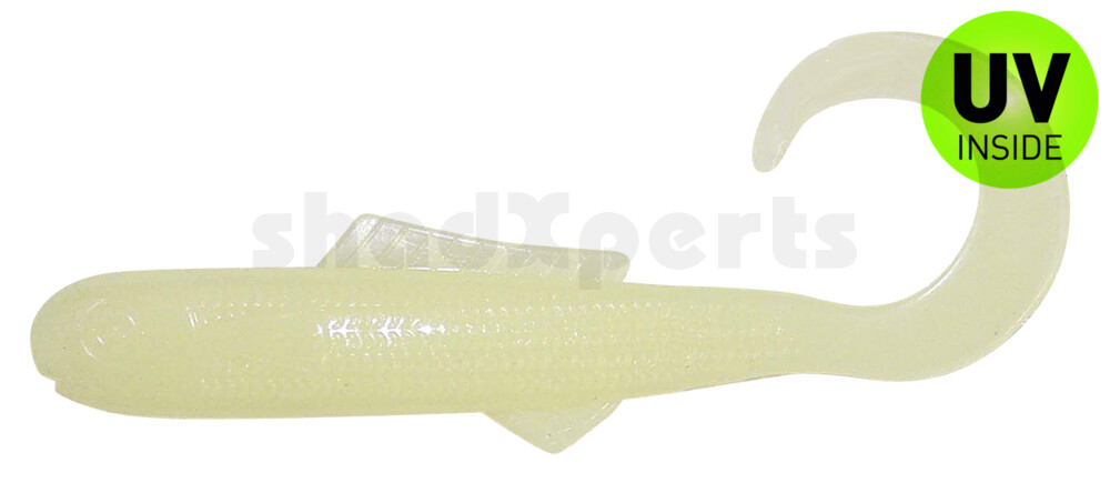 000910CT002 Banjo Curl Tail 4" (ca. 10 cm) Glow
