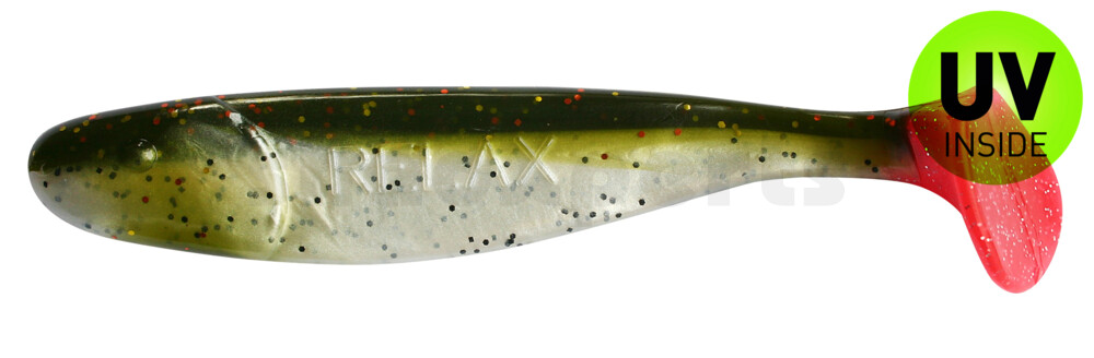 000316B188RT Jankes 6" (ca. 16,0 cm) reinweiss / olive-tree-Glitter / red tail