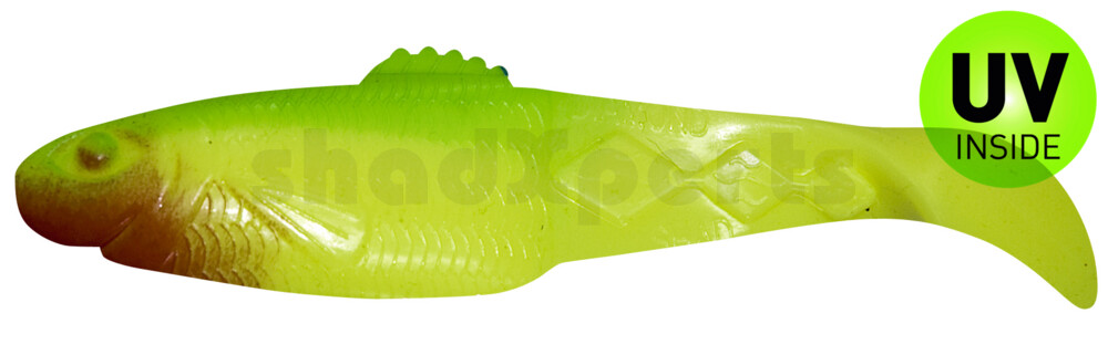 001410058 Diamond Shad 3,5" (ca. 10,0 cm) fluogelb / grün