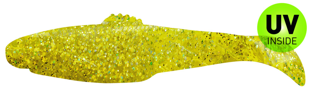 001413066 Diamond Shad 5" (ca. 13,5 cm) grün(chartreuse)-Glitter