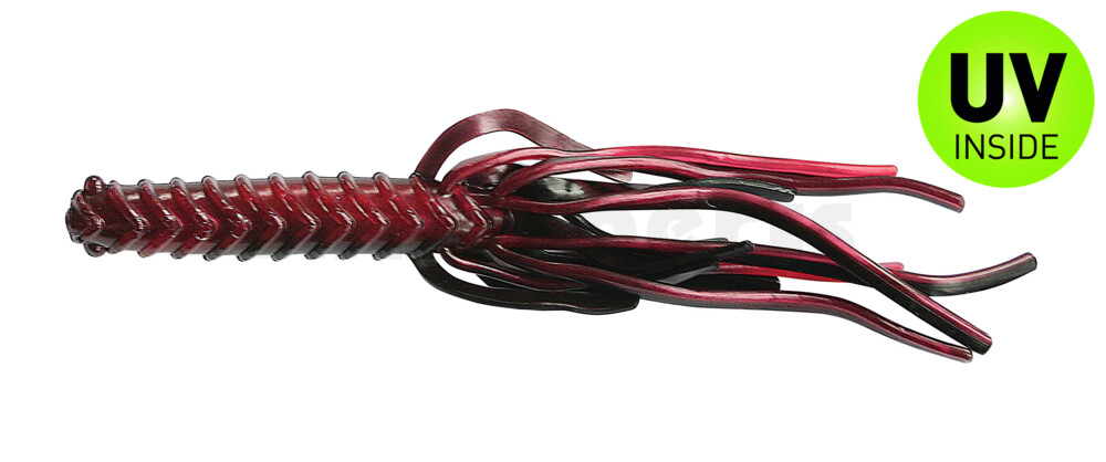 FB005 Flutter Bug 3" (ca. 8,0 cm) Black/Red Shad