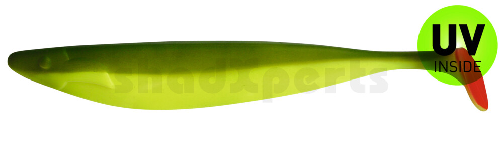 000430145 Megalodon 12" (ca. 30,0 cm) fluogelb / boddengrün