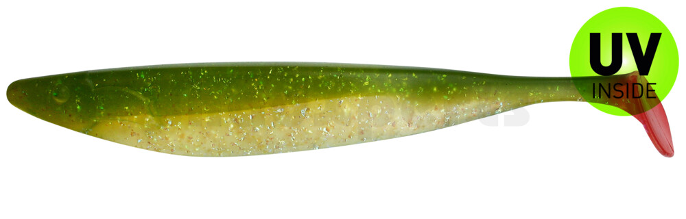 000430153 Megalodon 12" (ca. 30,0 cm) kristall-Mylar Glitter-grün