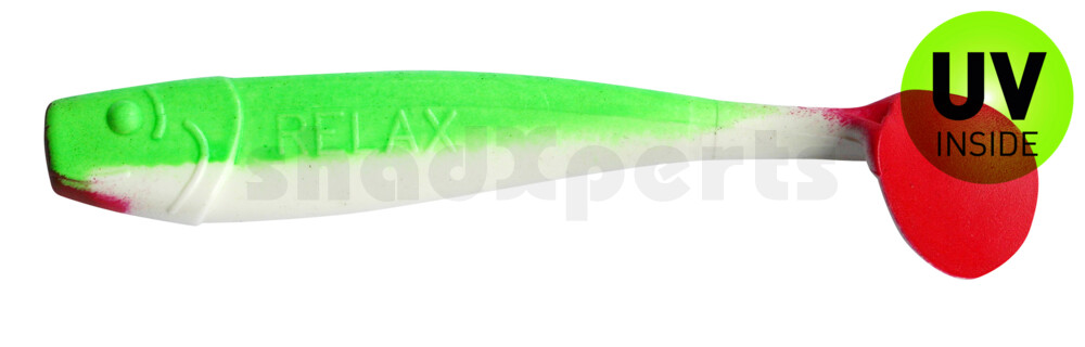 002011004 King-Shad 4" (ca. 11,0 cm) reinweiss / grün