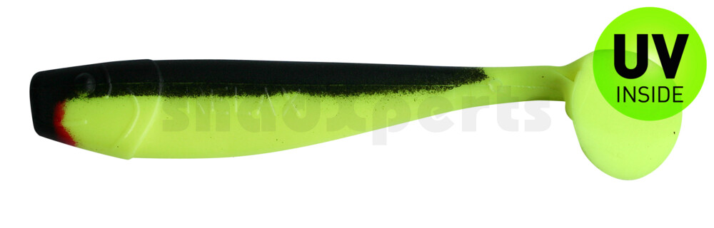 002011056 King-Shad 4" (ca. 11,0 cm) fluogelb / schwarz