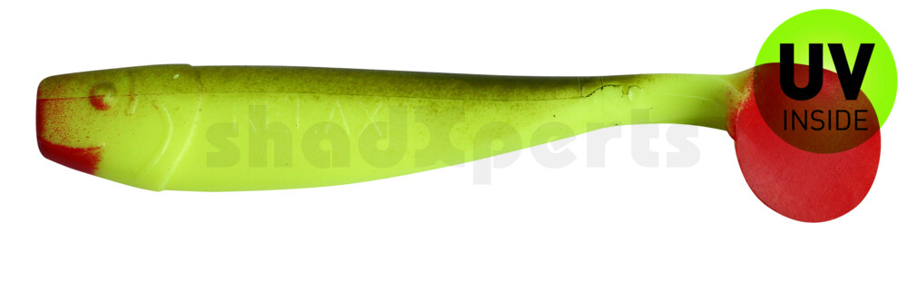 002011145 King-Shad 4" (ca. 11,0 cm) fluogelb / boddengrün